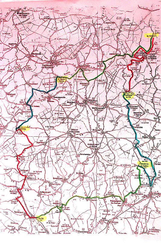 Karte Tour 1